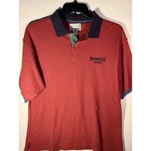 Gear for Sports Indianapolis Indians Baseball Polo Shirt Red/Navy L